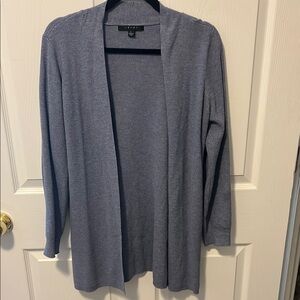 Cyrus Blue Cardigan Sweater Lightweight Knit